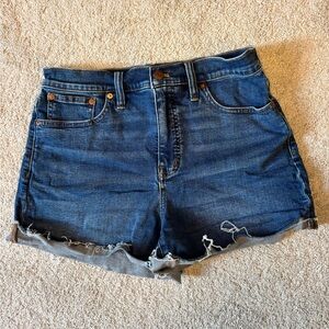 Madewell High Rise Denim Shorts - size 29